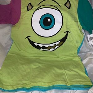 Disney monsters inc Kids Colorful Monster Face Shirt